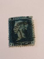 Two Pence Blue 1855