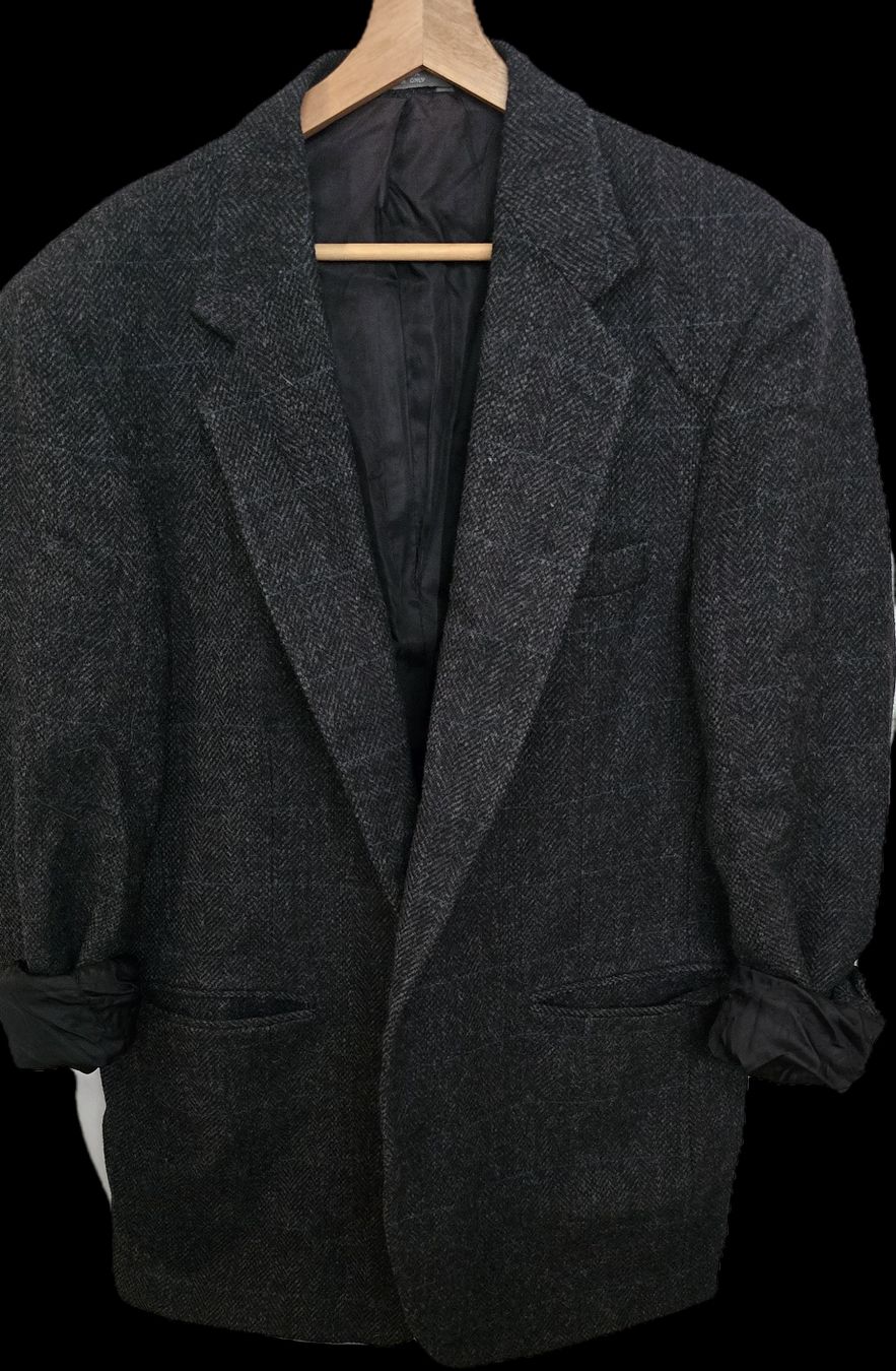 Vestes: Vintage-Blazer, graue Wolle, Oversize – D'occasion à Heerbrugg par mis_592c 1