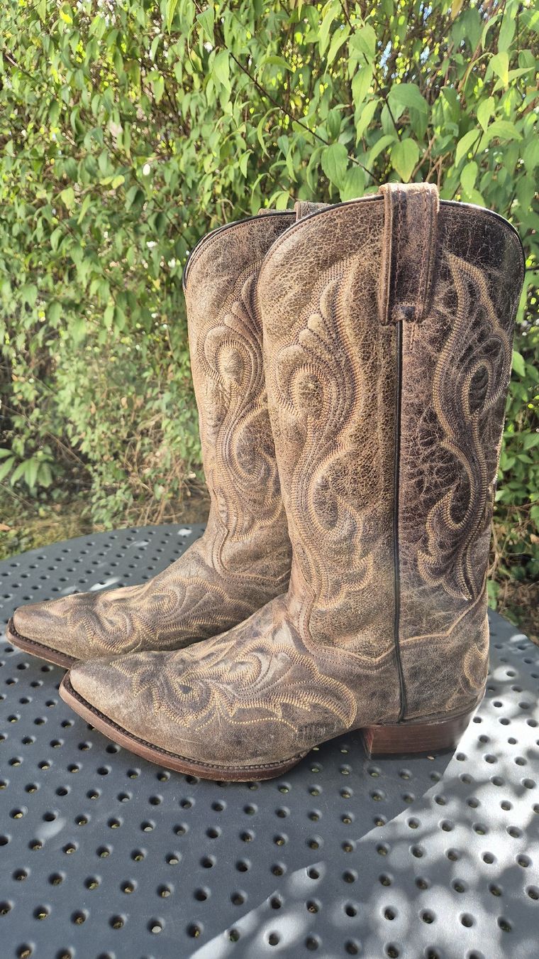 Scarpe da uomo: Dan Post Cowboystiefel, Leder, Grösse 9D – Usato da Wohlen venduto da Purzel612 2