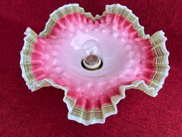 Deckenlampe Antik Jugendstil Muranoglas H:14cm  B:28cm