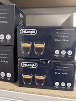 DeLonghi Thermogläser Set 4 neue Sets(Espresso & Cappuccino)