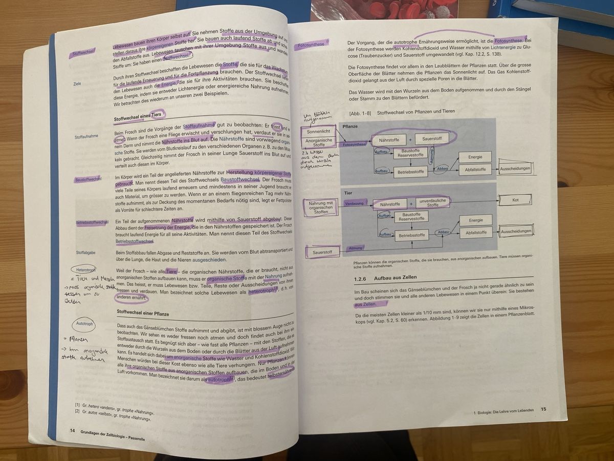 Libri: Biologie Bücherpaket Passerelle – Usato da Winterthur venduto da fabia.studer 1