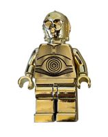 Lego minifig C-3PO Chrome Gold, lim. ed. 1 of 10000, loose