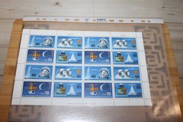 DDR - Komplettbogen 3005-3008 incl. Druckvermerk postfrisch