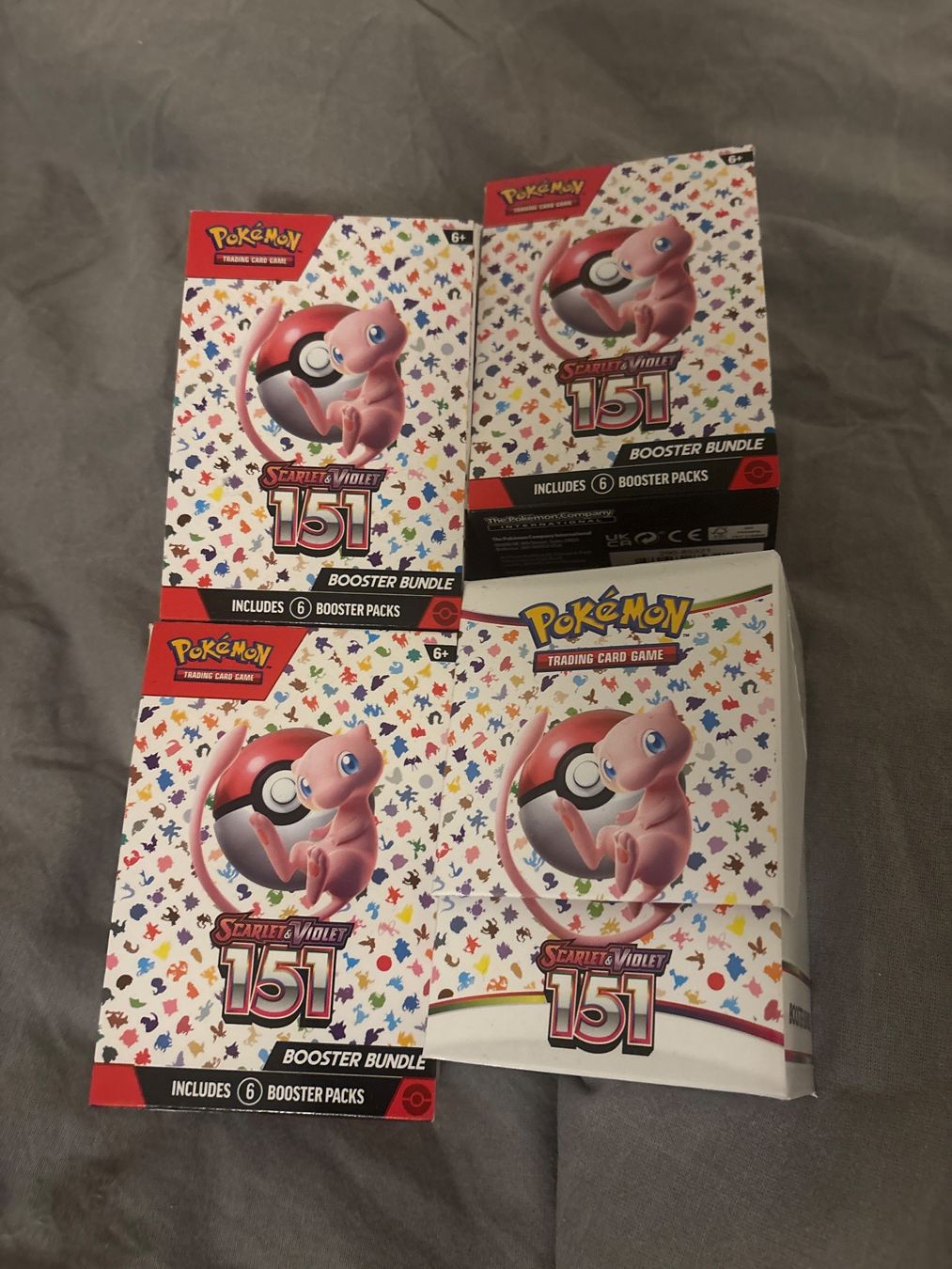 Pokémon Carte collezionabili: 4x 151 ENGLISH BOOSTER bundle (geöffnet) – Nuovo (secondo la descrizione) da Hünenberg venduto da jay_m5nj