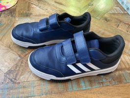 Adidas Sneakers marineblau & schwarz Gr.37/ Hallenschuh