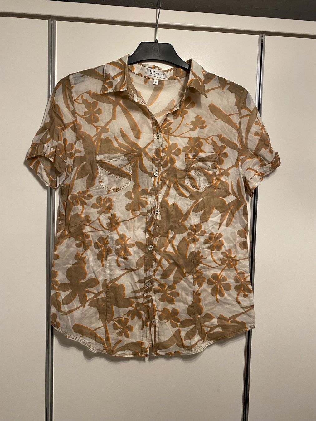 Camicette: Damen Bluse gr.42 100% Baumwolle – Usato da Pfungen venduto da Sheki56