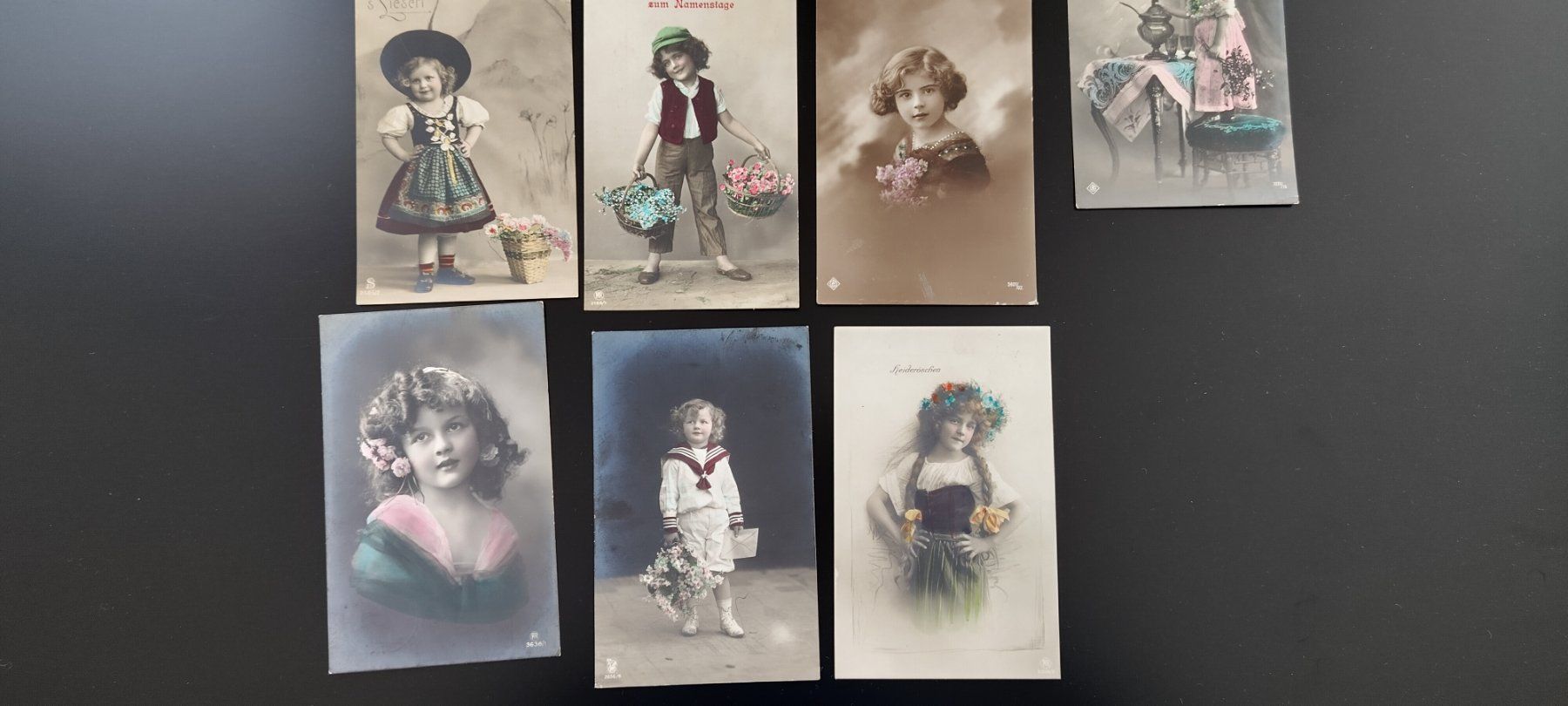 Cartoline postali: 10x Kinder mit Blumen  Motive, Sammlung – Usato da Ohmstal venduto da Lebensfreude05 1