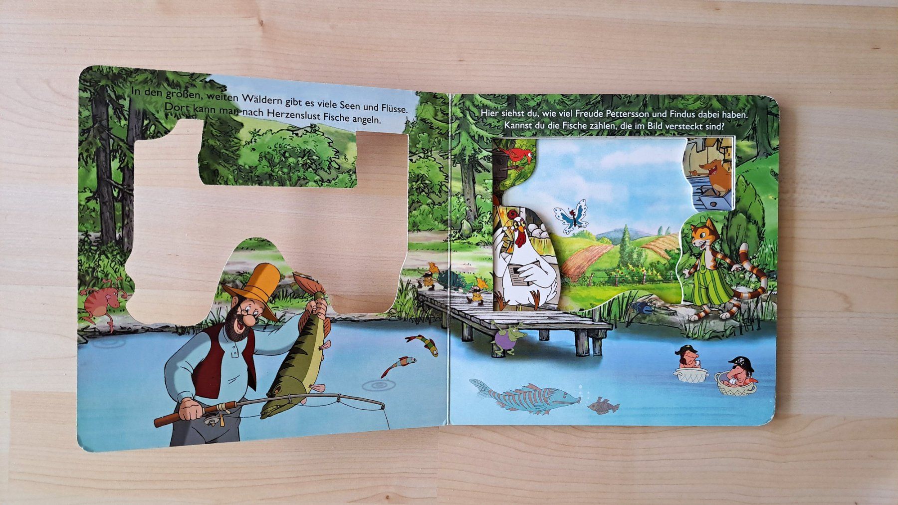 Libri: Pettersson und Findus - Fensterbuch - Karton – Usato da Affoltern am Albis venduto da saminou01 1