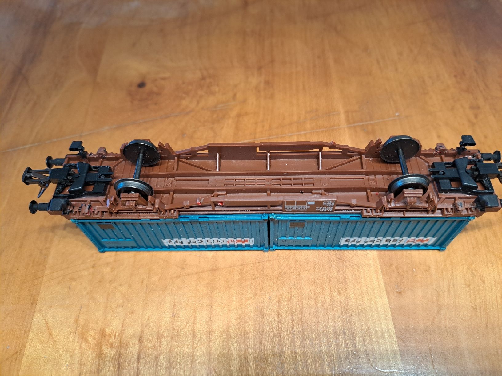 Lima Trains électriques: Lima Containertragwagen – D'occasion à Schönenwerd par Davidlangon 2