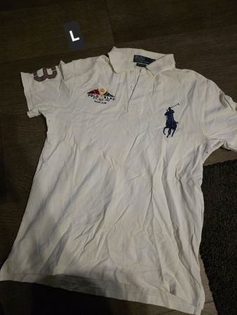Polo Ralph Lauren Poloshirt weiss Grösse L gebraucht