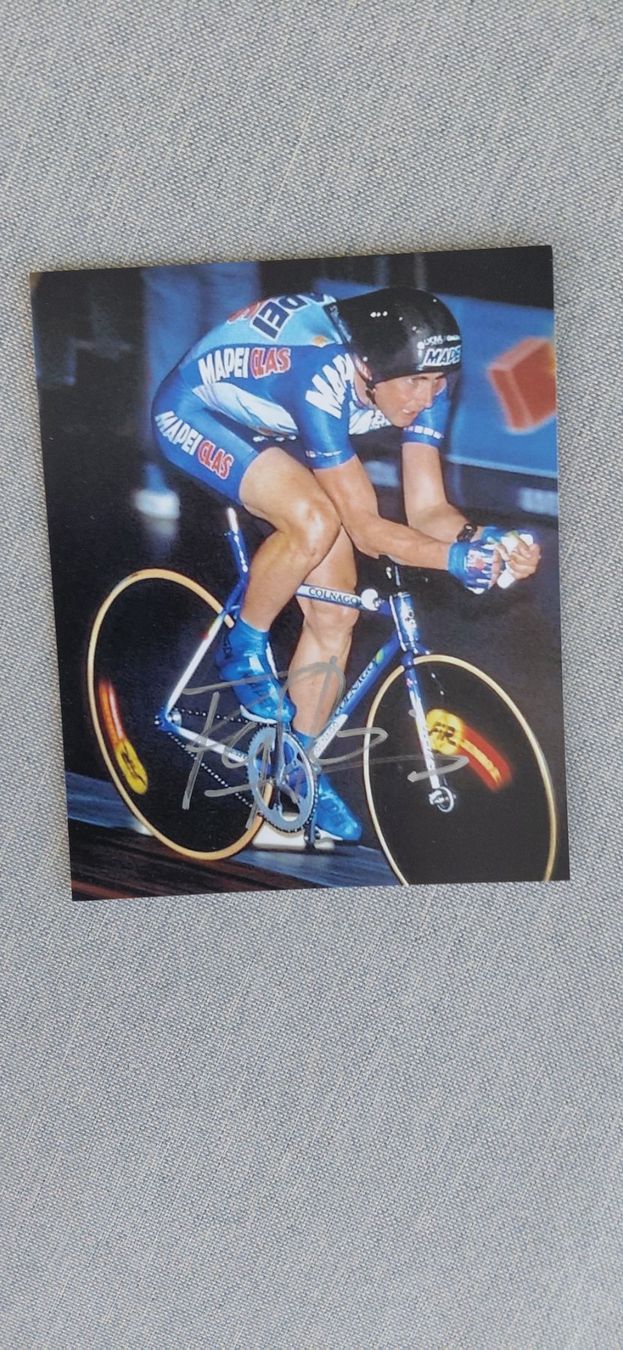 Autografi: Autogramm Tony  Rominger – Usato da Schmerikon venduto da Olympia04