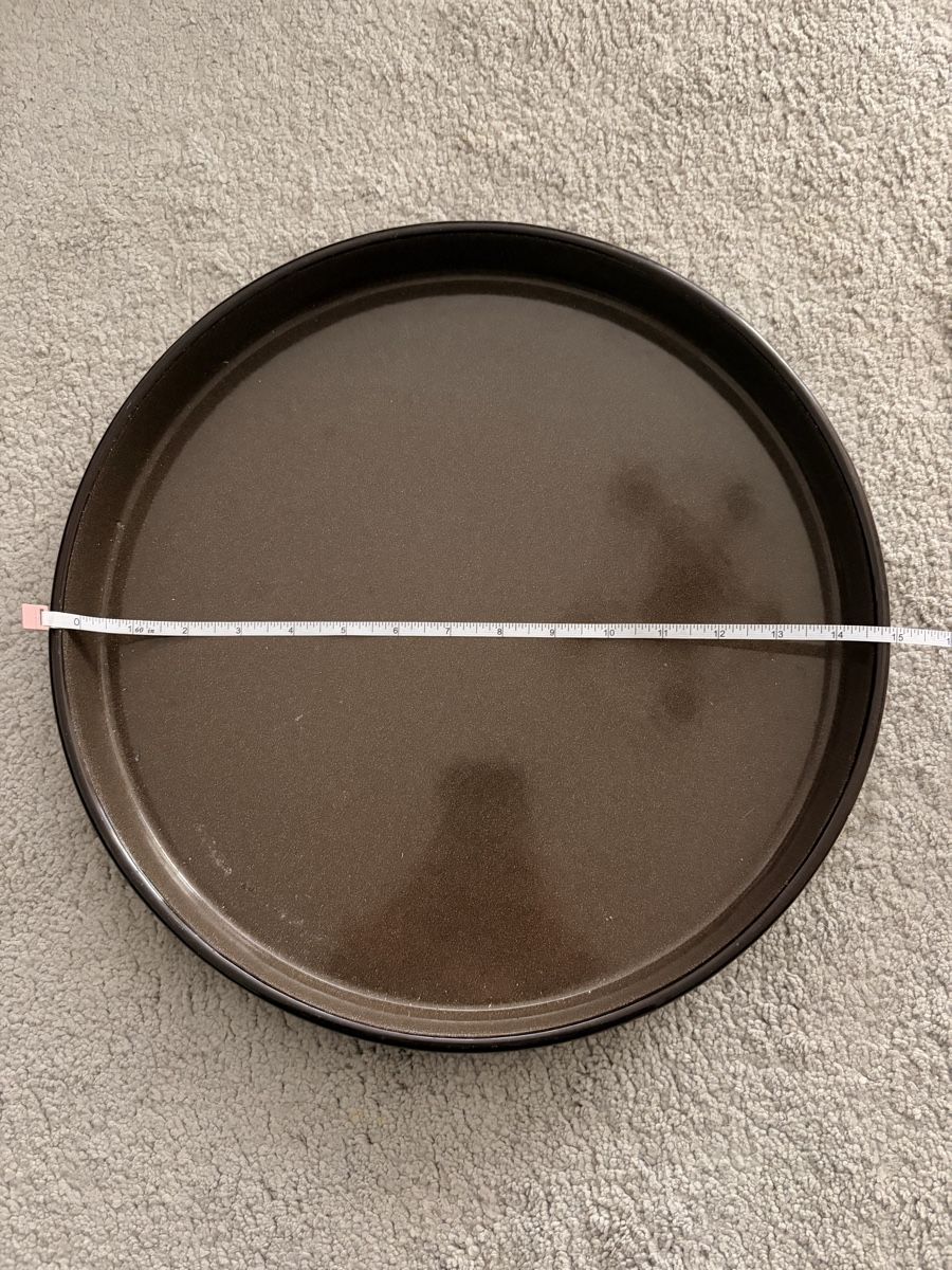 Piatti: Rundes Blech braun Durchmesser NEU – Nuovo e nell'imballaggio originale da St.Gallen venduto da rslalfs