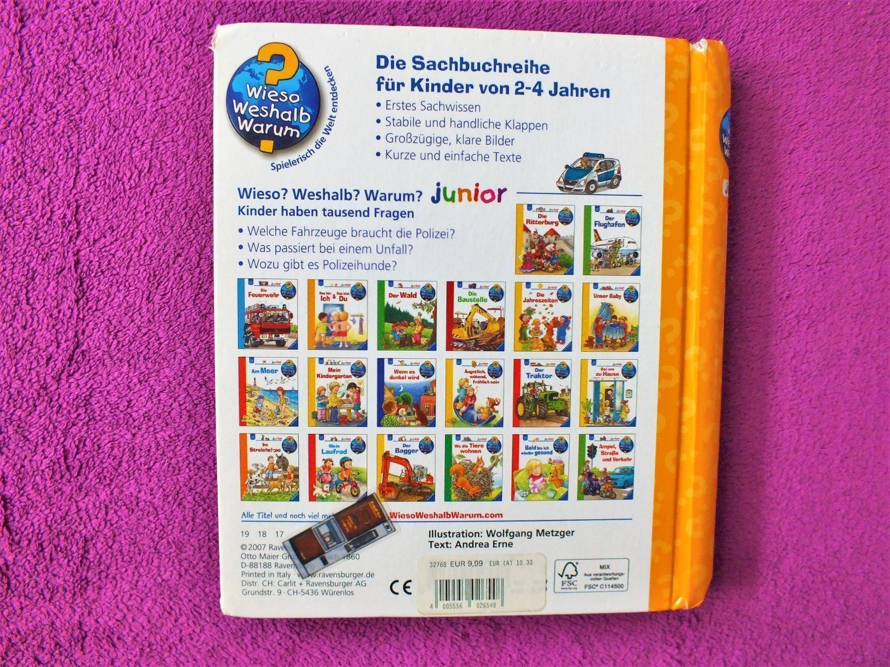 Libri: Wieso Weshalb Warum Junior Buch - Die Polizei – Usato da Müllheim Dorf venduto da Seeeule01 9