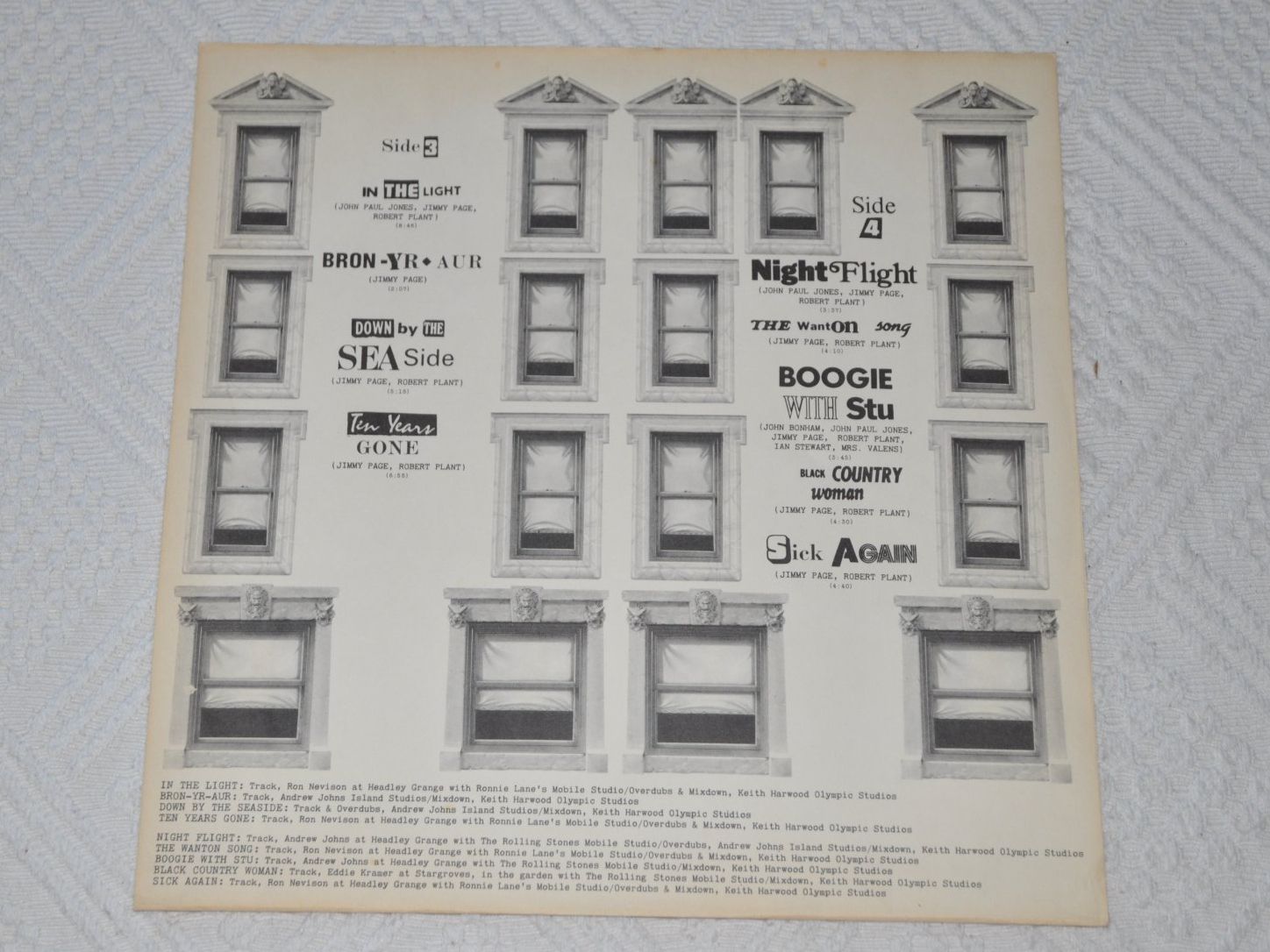 Dischi in vinile: Doppel LP Led Zeppelin - Physical Graffiti – Usato da Boll venduto da Theodora15 3