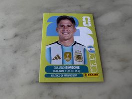 Panini FIFA Fussball WM 2026 Sticker GIULIANO SIMEONE ARG 20
