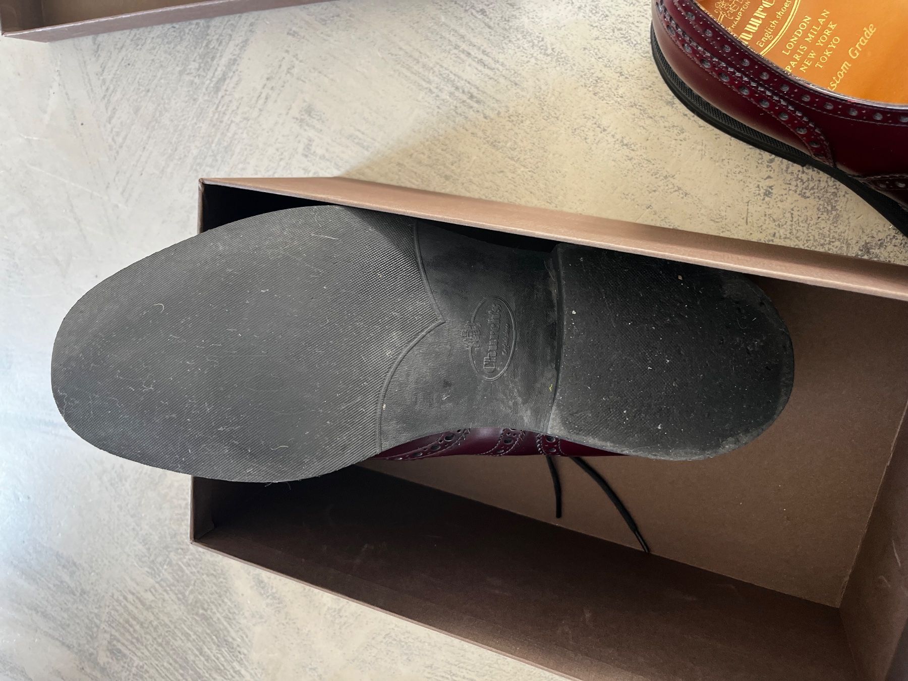 Church's Scarpe da uomo: Church’s derby bordeaux – Usato da Iseo venduto da val_tgk5 6