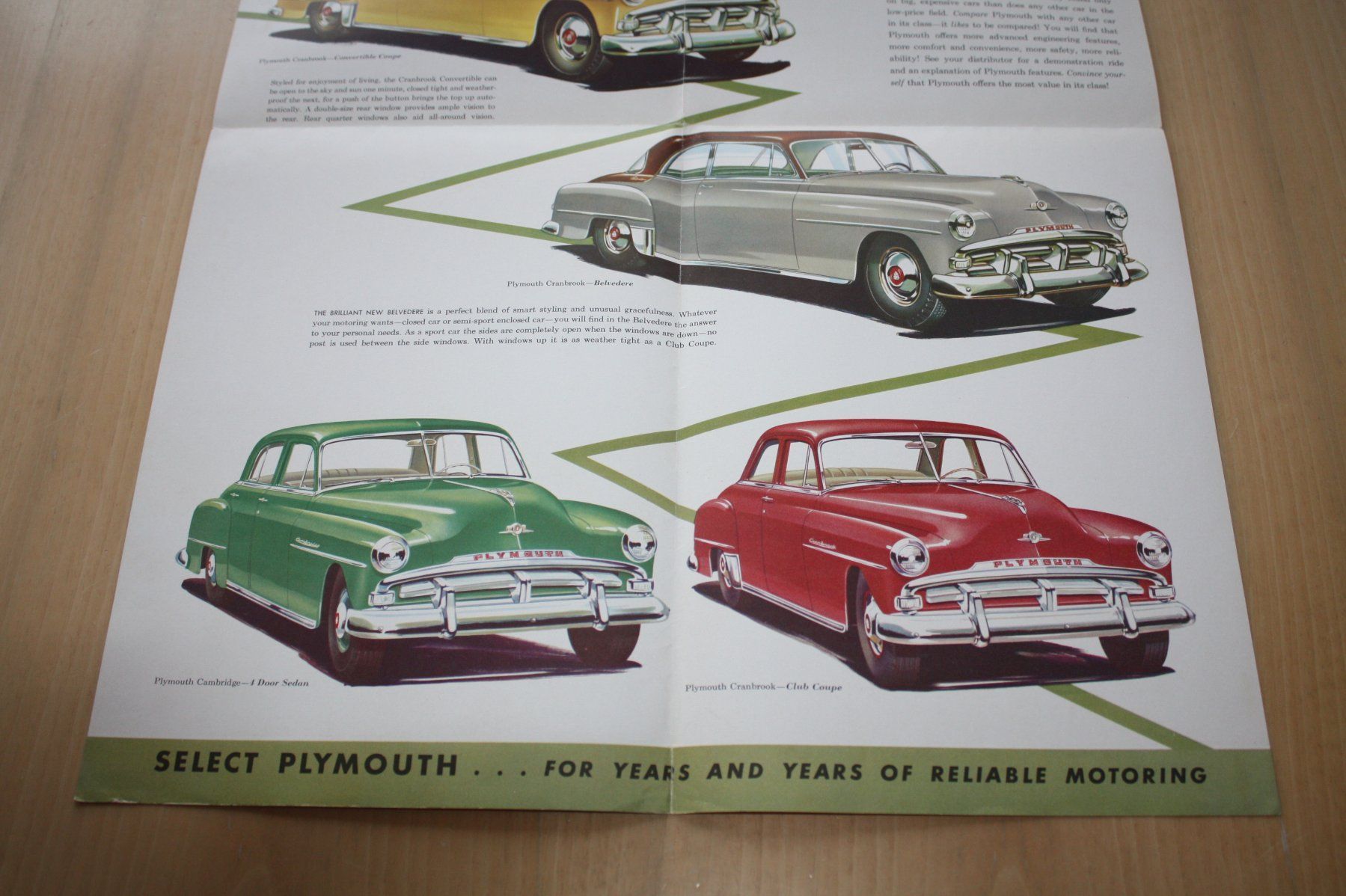 Plymouth Documenti: Plymouth Concord & Cranbrook Prospekt 1952 – Usato da Wikon venduto da erwin400 3