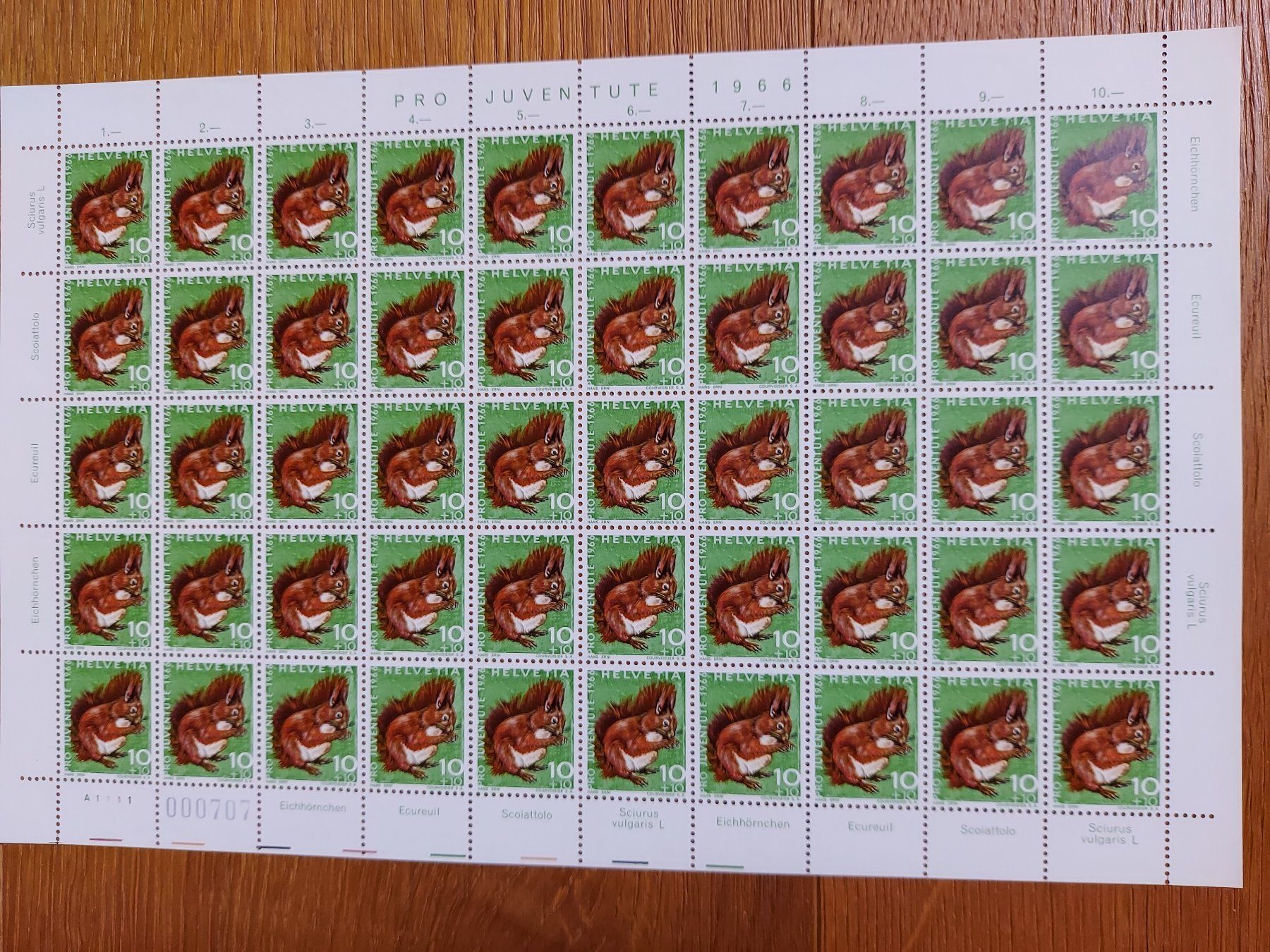 Tutti i francobolli: Postfrisch, gültige Schweizer Frankatur, Briefmarkenbogen – Nuovo e nell'imballaggio originale da Heiden venduto da ber_b77f