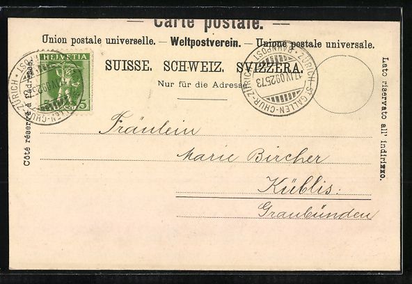 Cartoline postali: AK Wil, Panorama, 1909 – Usato da Berlin venduto da bartko-reher 1