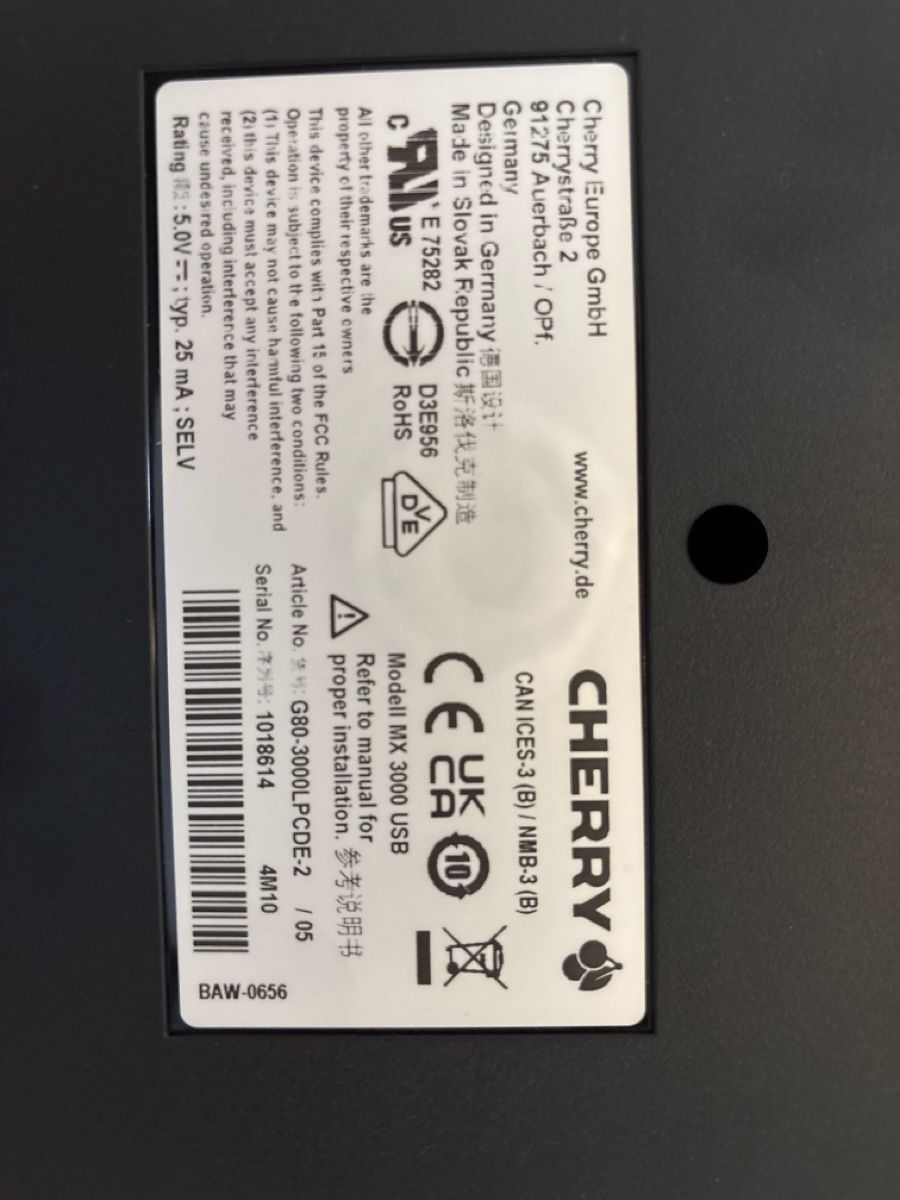 Tastiere: Cherry German layout mechanical keyboard G80-3000 – Nuovo (secondo la descrizione) da Niederweningen venduto da yge_w2qy 1