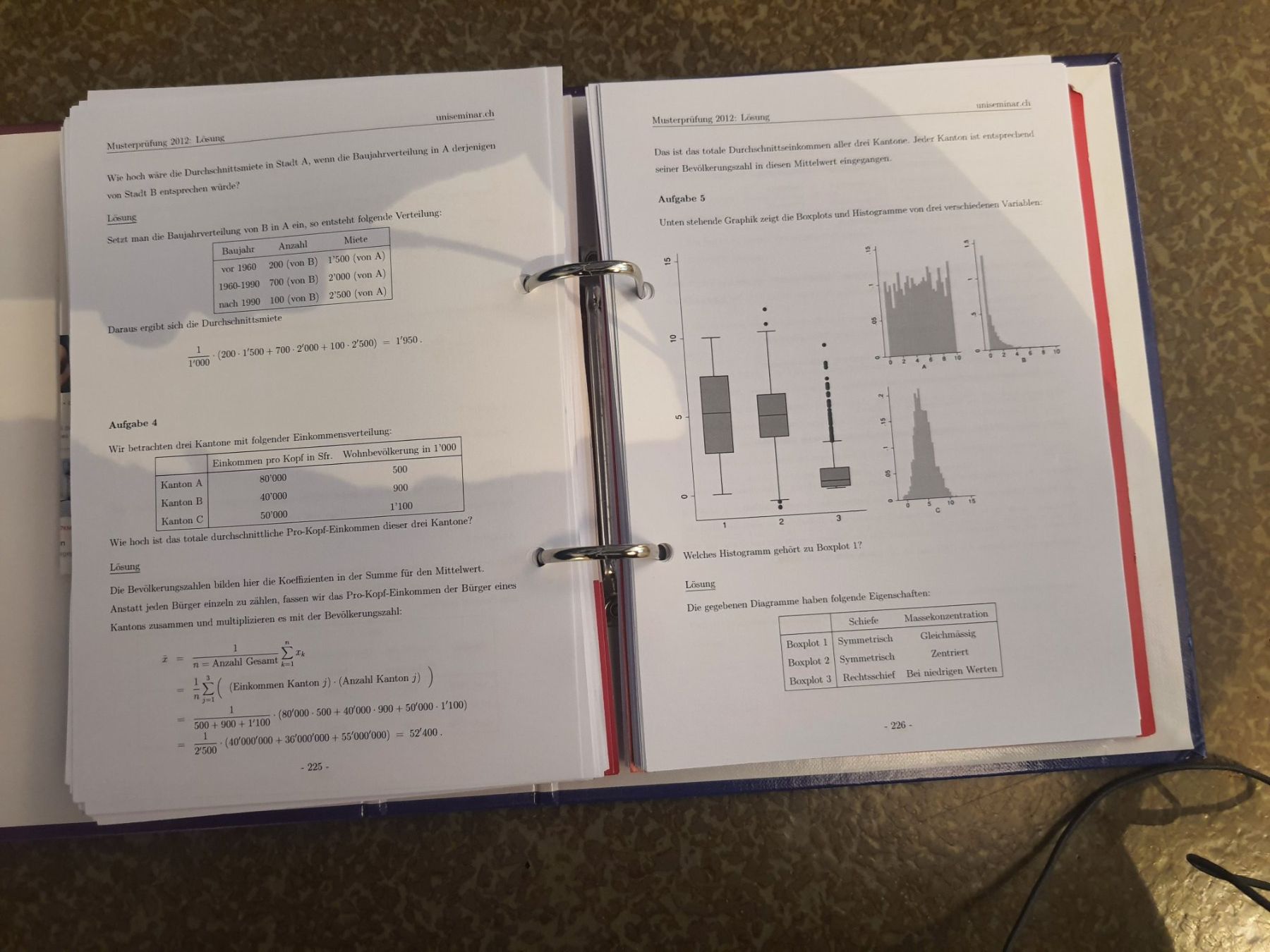 Raccoglitori: UniSeminar Statistik (Wirtschaft) – Usato da Flawil venduto da rcnkr 7