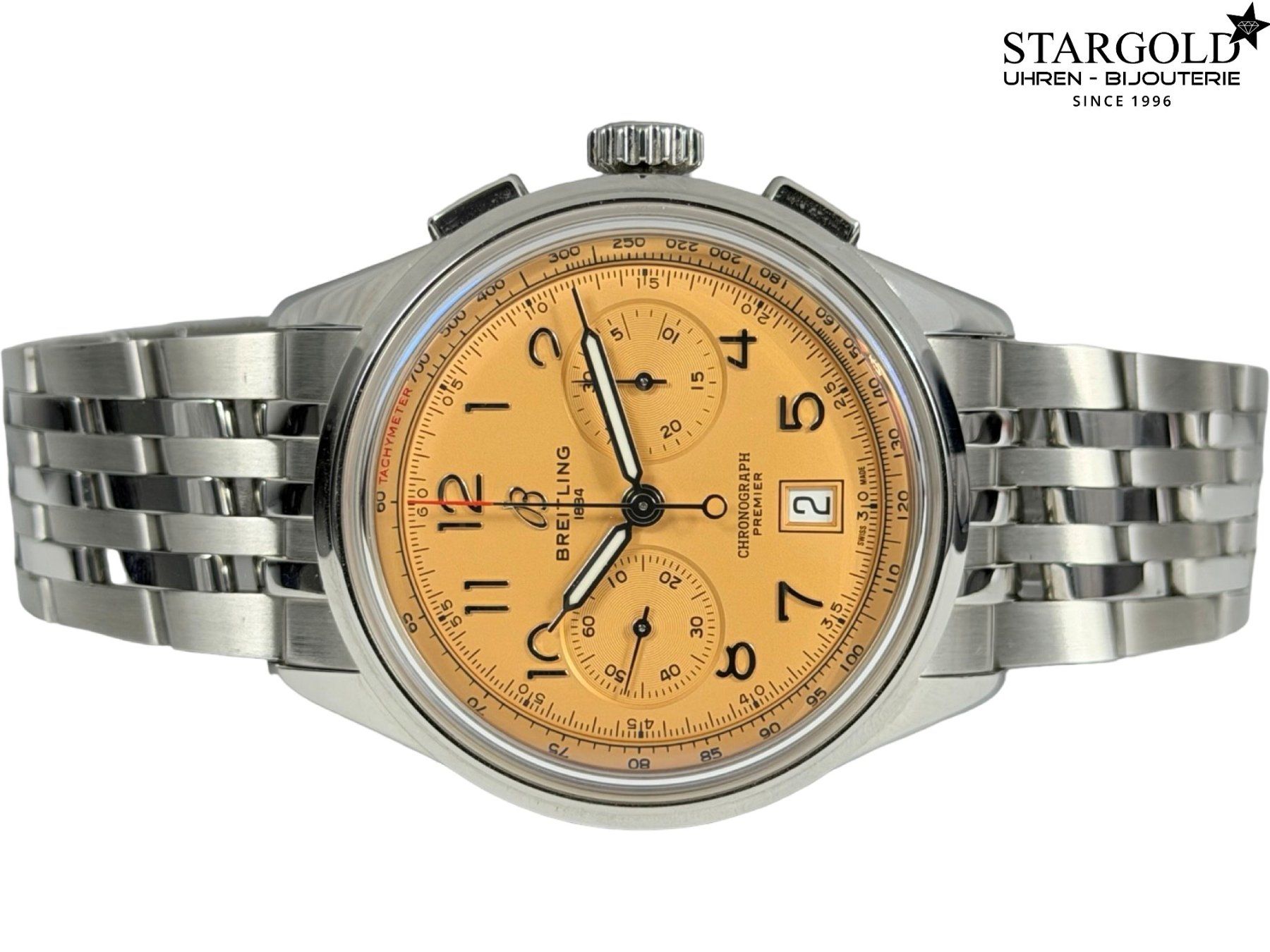 Breitling Uhren: Breitling Premier B01 Chronograph 42 - AB0145 – Gebraucht aus Zürich von Stargold-Uhren 3