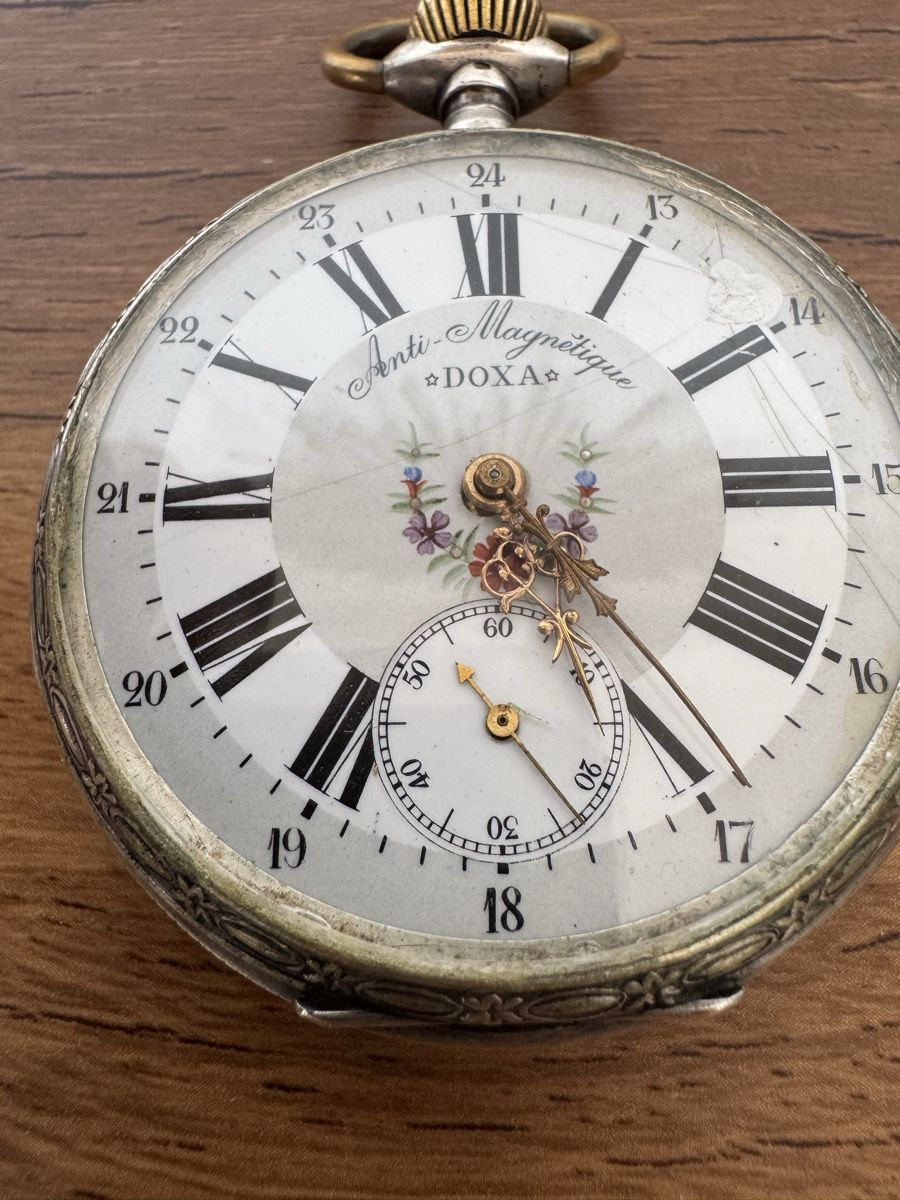 Doxa Orologi: Montre à gousset DOXA 15 Rubis 1905 – Usato da Brügg BE venduto da Goob 1