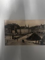 Ansichtskarte Salzburg Staatsbrücke mit Rathaus alte Aufnahm