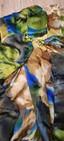 Foulard, seta gioiello, pietre dure, colori vivaci