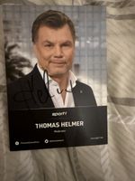Autogrammkarte Thomas Helmer Moderator Sport1 mit Unterschri