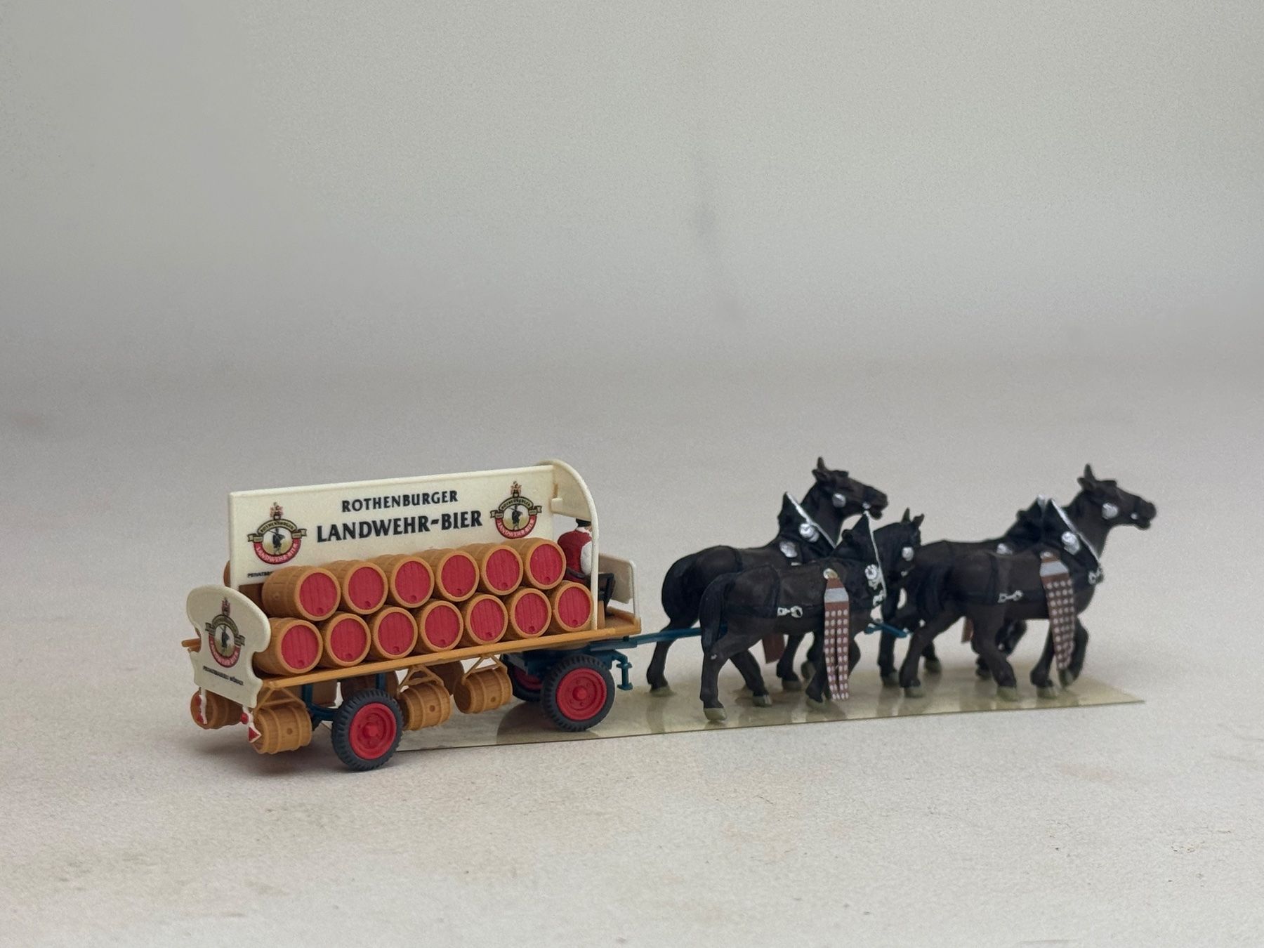 Preiser Modellini di ferrovie: VE1- Preiser Vierspänner Bierwagen – Usato da Elm venduto da Wikmtz 1