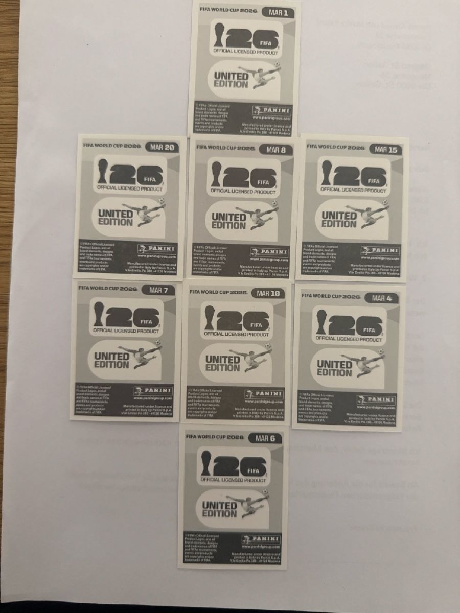 Panini Carte collezionabili: Panini WM 2026 Marokko – Nuovo (secondo la descrizione) da Kreuzlingen venduto da DennisA27 1