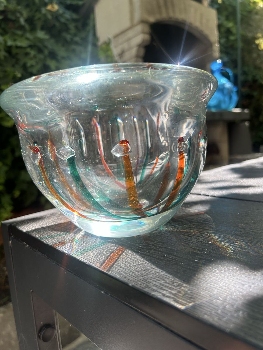 Murano Ciotole: Untergetauchte Murano-Glasschüssel – Usato da Losone venduto da del_yh97 1