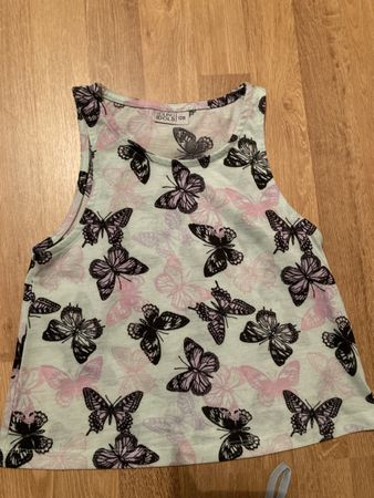 Mädchen Top Sommershirt Gr. 128