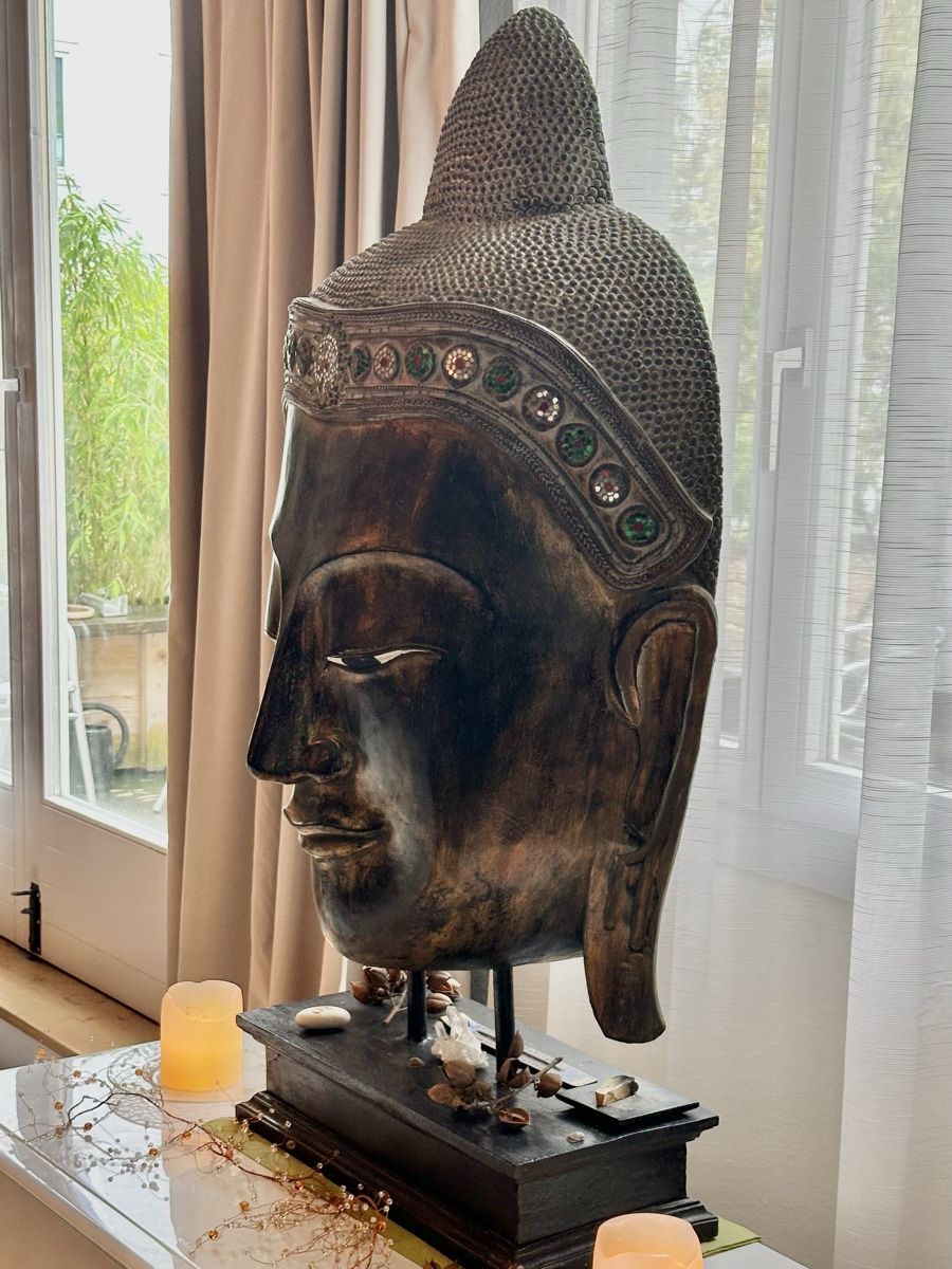 Sculture & Statue: Buddha Kopf Statue – Usato da Thürnen venduto da leinibeini 3