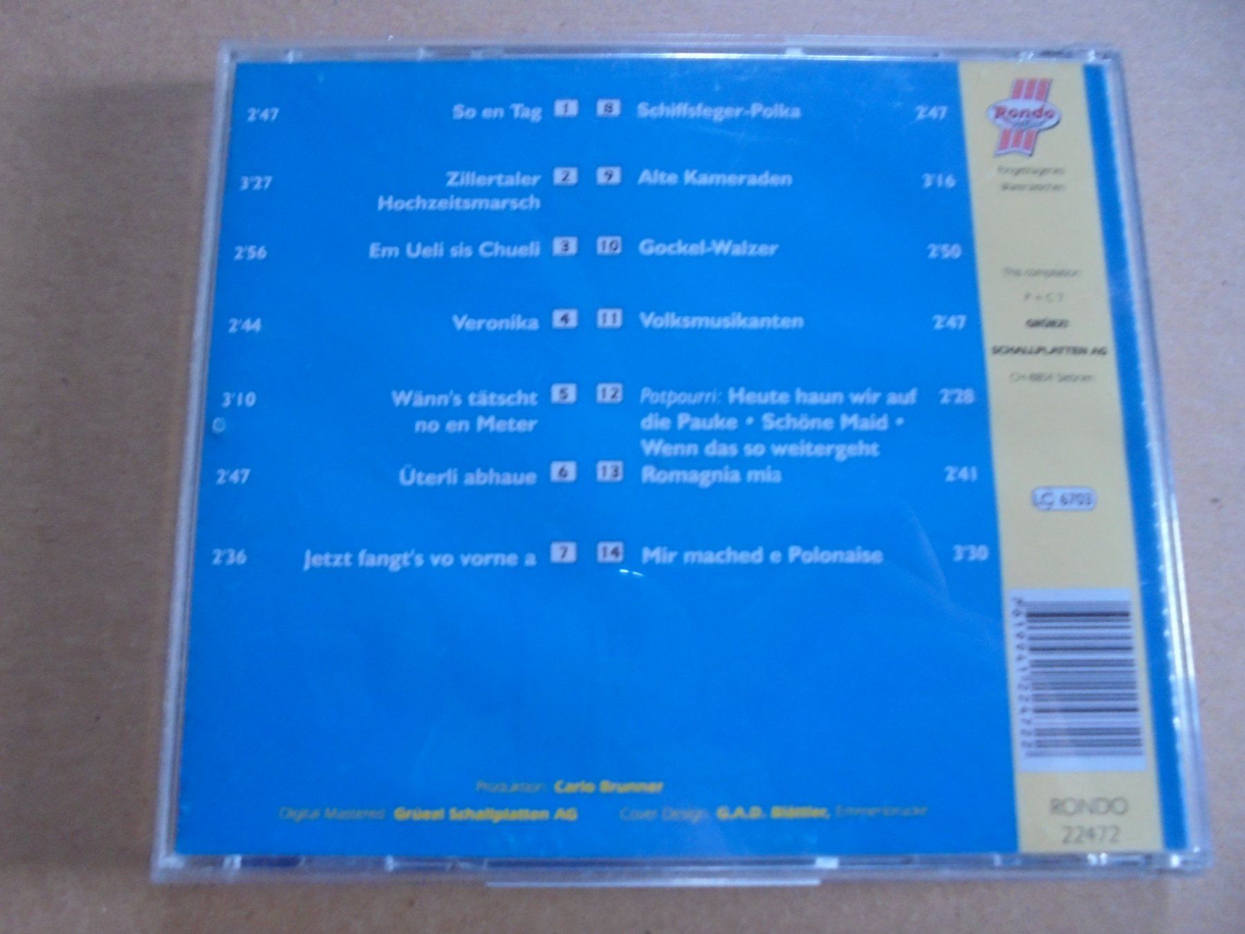 CD: Lumpeliedli mit Arno & Carlo  CD 2 – Usato da Crissier venduto da Promopost 1