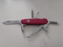 Taschenm. Wenger Forester 85mm Delémont rot gebraucht Zustan