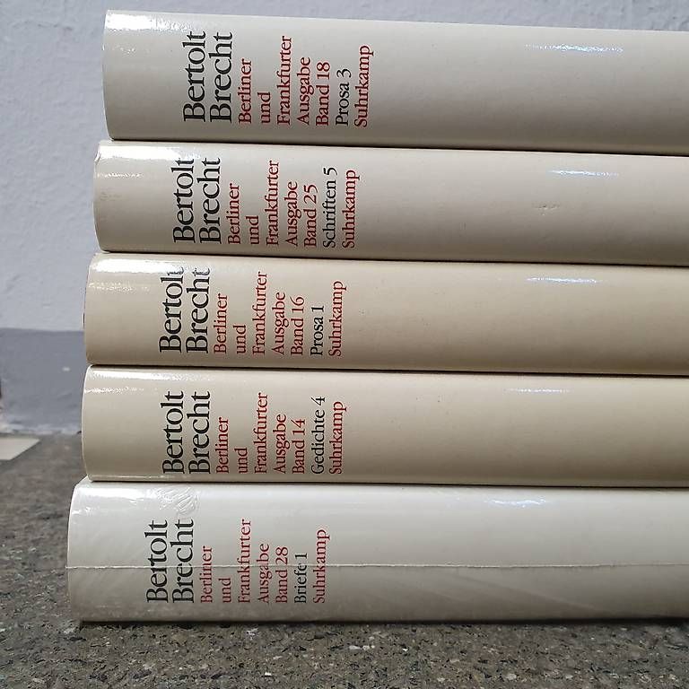 Libri: Gesamtausgabe Bertolt Brecht – Usato da Zürich venduto da lukas.8005 1