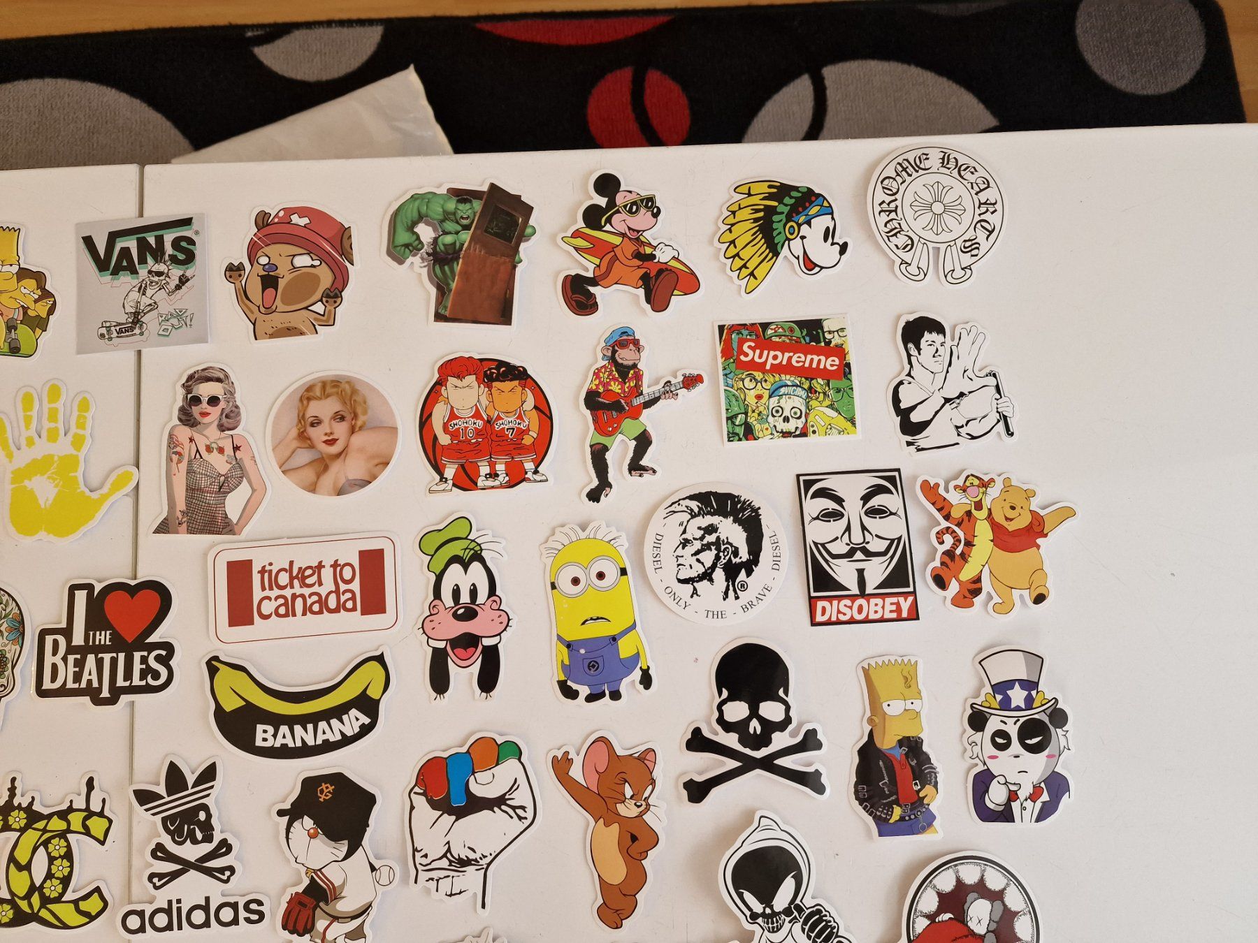 Sticker: Verschiedene Aufkleber 100 stk Nr.1 – Nuovo (secondo la descrizione) da Grächen venduto da -Arturas- 3