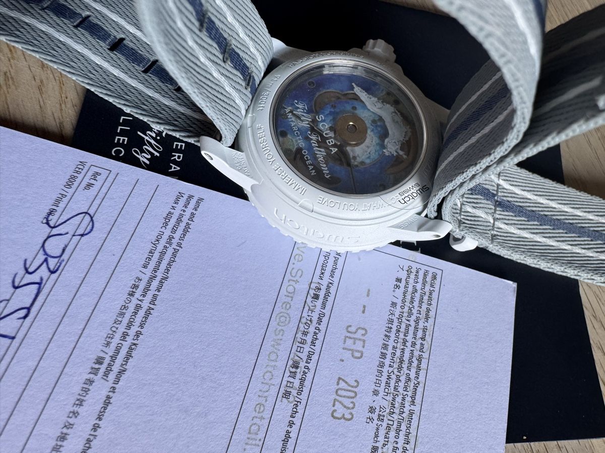 Swatch Orologi: Swatch X Blancpain Antarctic Ocean – Usato da La Croix-de-Rozon venduto da gesbib 6