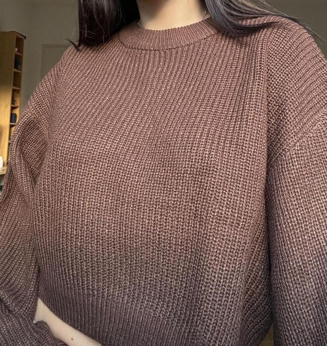 Maglioni & Felpe: Brauner Strickpullover Oversize Look Pullover Zara H&M cos – Usato da Zürich venduto da Lotta1509 2