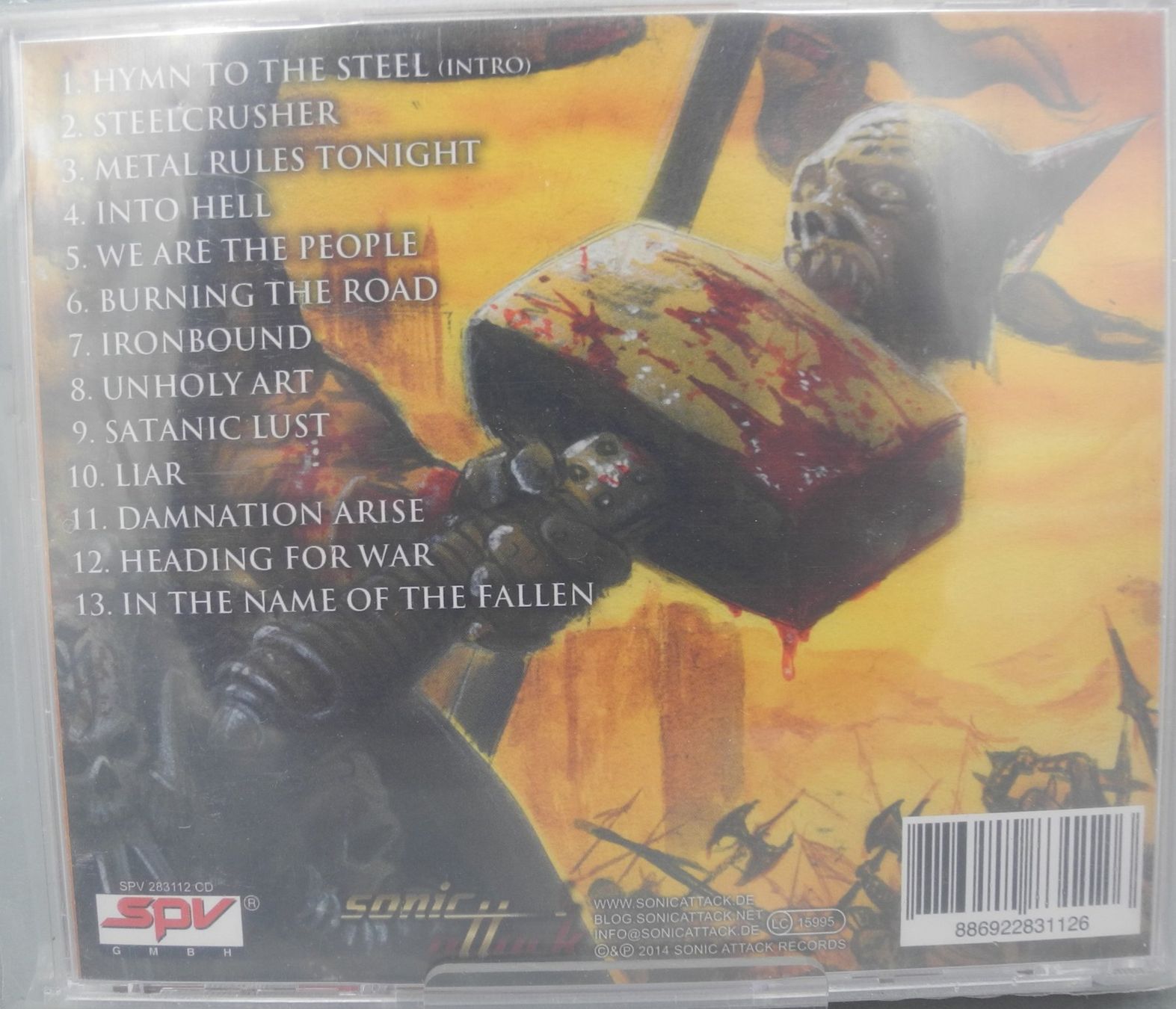 CD: CD Hammercult "SteelCrusher" – Nuovo e nell'imballaggio originale da Kottwil venduto da Crazyrolf 1