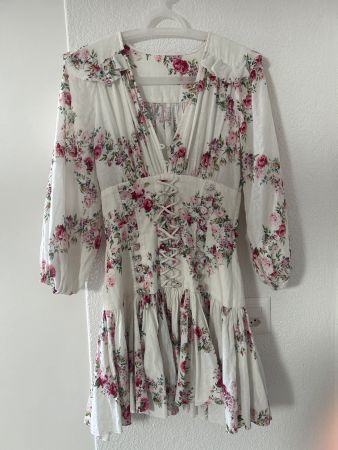 zimmermann honour corset dress size 0 S/XS