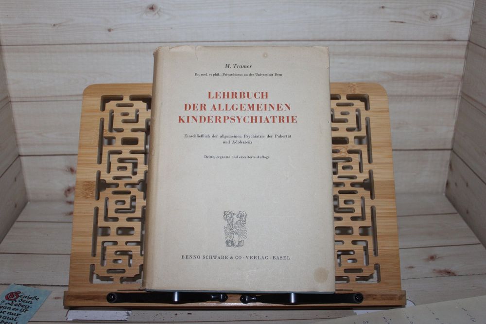 Lehrbuch der allgemeinen Kinderpsychiatrie - Tramer (Gebraucht) in ...