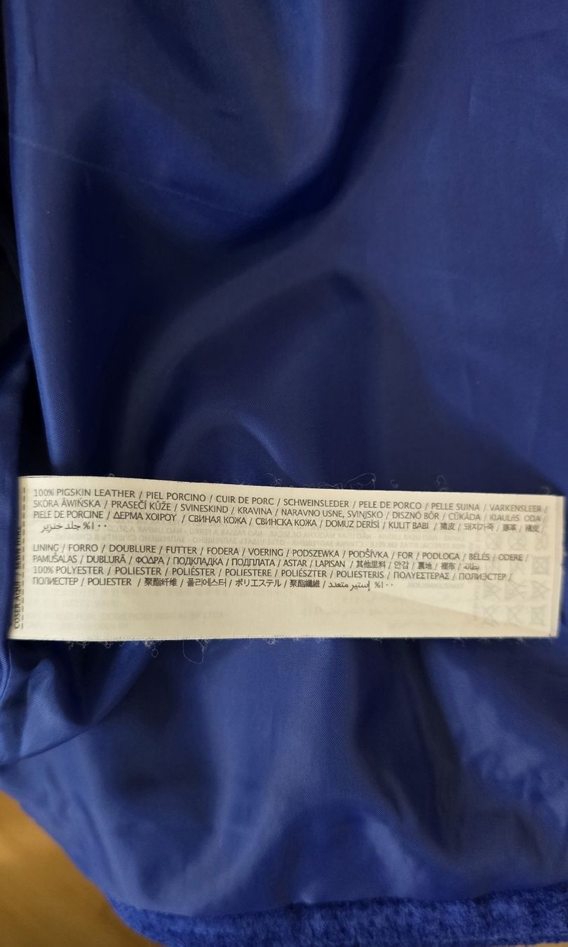 Mango Jacken: Veste NEUVE en daim bleue électrique Mango, taille S – Neu (gemäss Beschreibung) aus Genève von Saleena 9