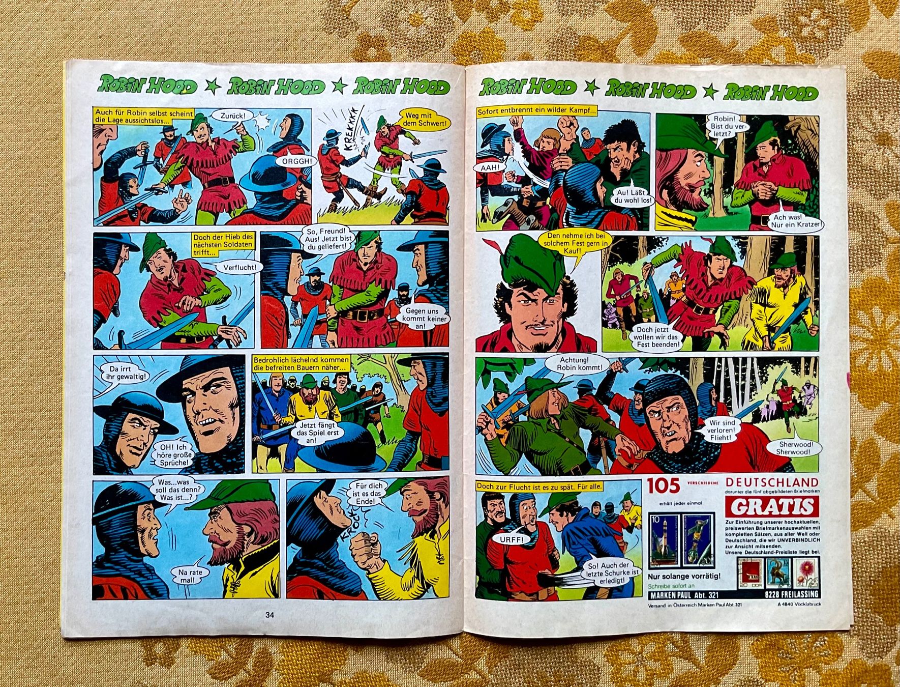Comics: Robin Hood Heft Nr 88 von 1976 ? – Gebraucht aus Endingen von nathan05 7