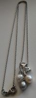 Collier élégant en argent 925 et perles. 
