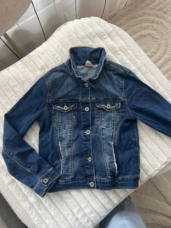 ZARA JEANSJACKE ELASTHAN GR 152