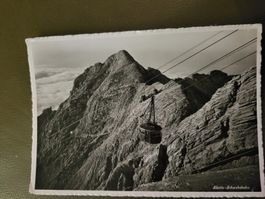 Originale alte Ansichtskarte Säntis-Schwebebahn, selten R21!